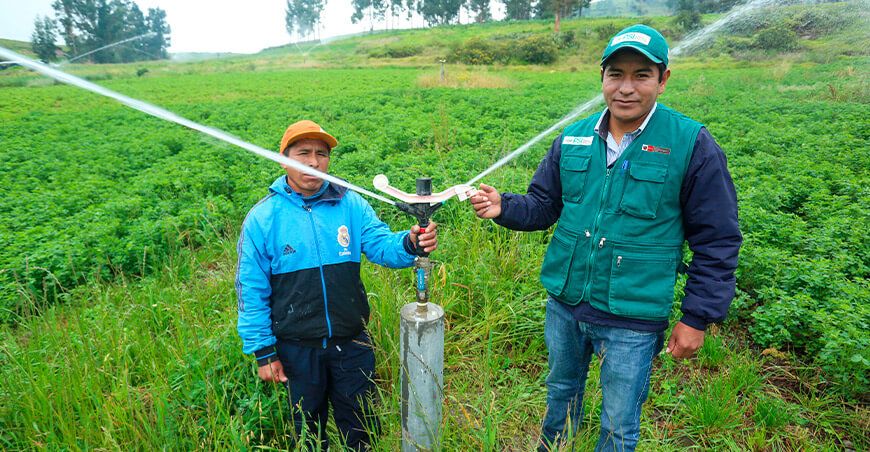 Midagri proyectos riego por aspersión