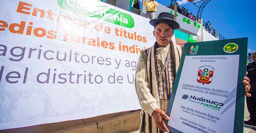 títulos de propiedad rural Midagri Perú