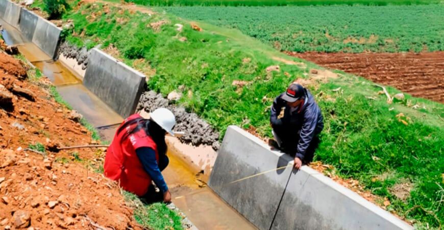 Deficiencias en obra de canales de riego en Huáchac afectan a productores Junín Perú