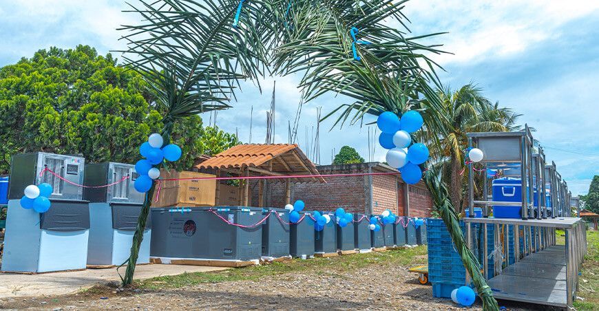 Entregaron equipos innovadores para potenciar la piscicultura en Pichari crianza de paco Cusco Perú