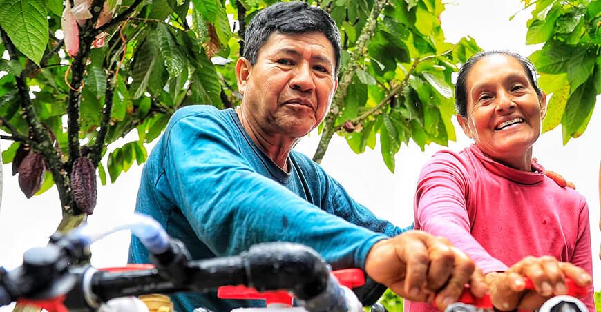 Elías Gallardo y Ana Mahuanca: Un ejemplo de esfuerzo y éxito en el cultivo de cacao Junín Devida Perú