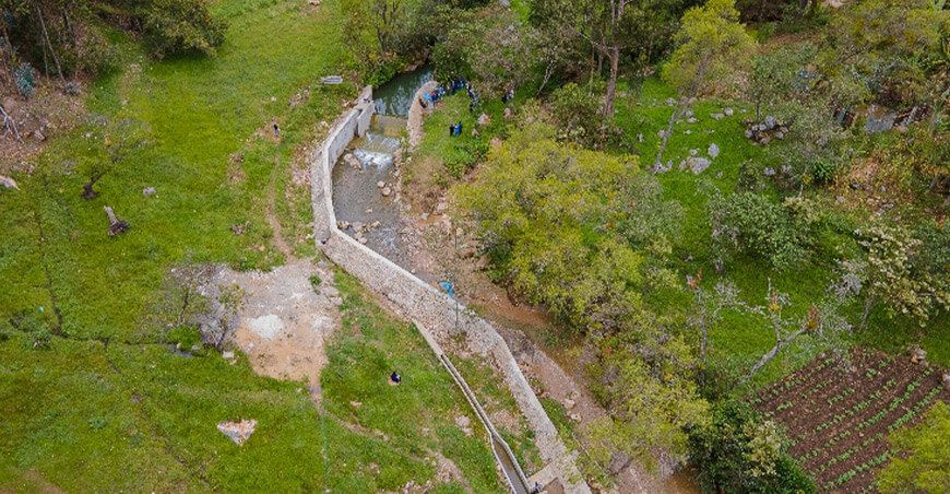 Logran destrabe de obra riego Cruz Conga Cajamarca Perú