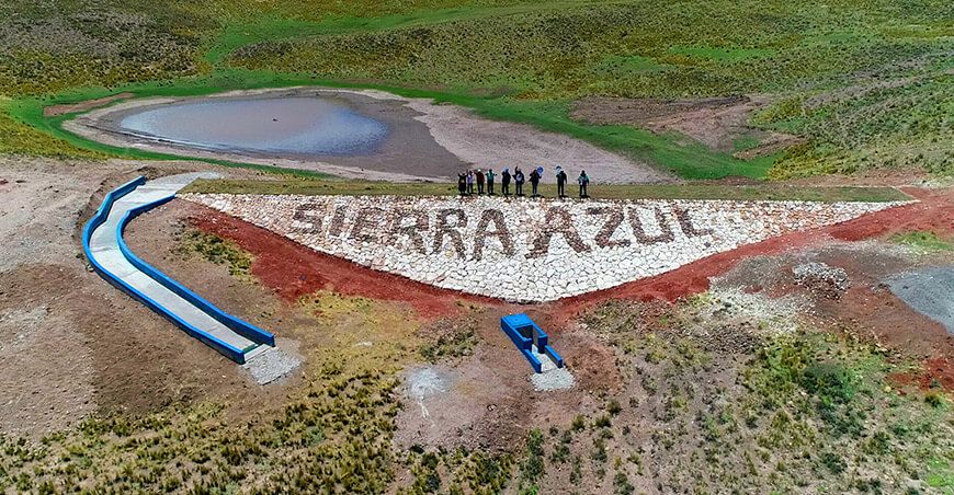 Sierra Azul Siembra y Cosecha de Agua qochas Perú