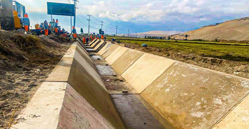 Sistema de riego Iberia mejorará la productividad de 3381 productores en Deán Valdivia Arequipa Perú