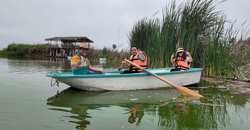 Dictarán talleres gratuitos de remo en el Humedal Pantanos de Villa Lima Perú