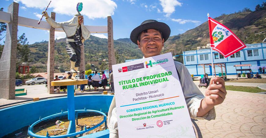 títulos de propiedad rural Midagri Perú
