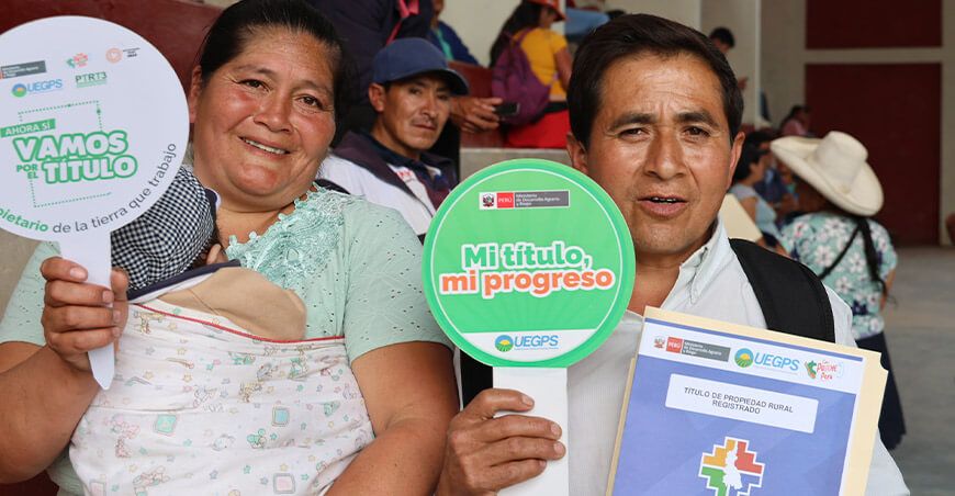 títulos de propiedad rural Midagri Perú
