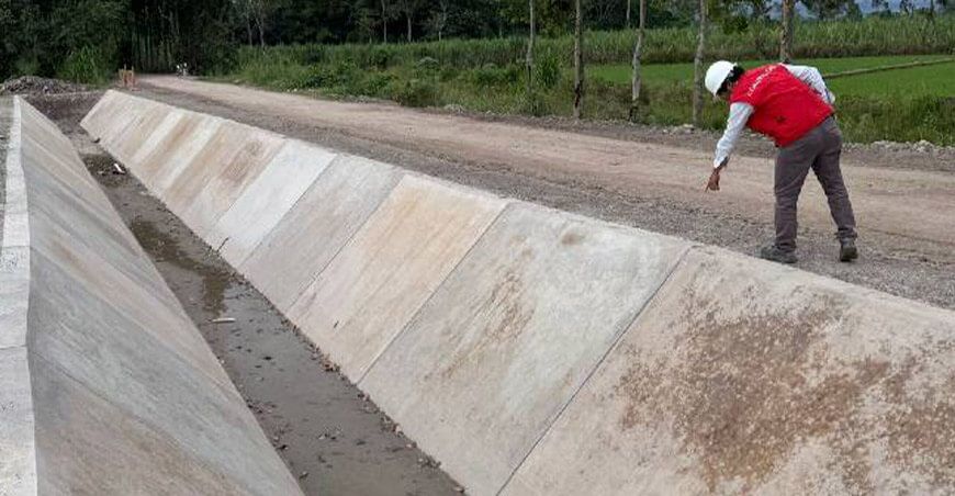 Contraloría advierte deficiencias en canal de riego en Moyobamba San Martín Perú