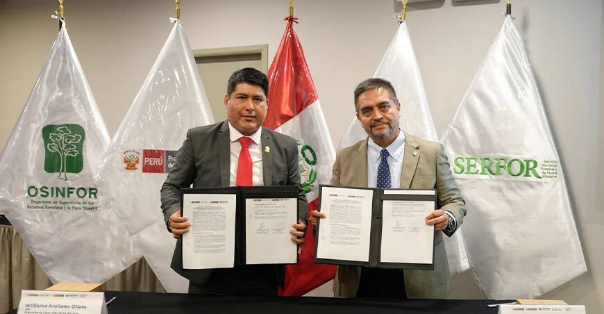 Serfor y Osinfor suscriben adenda de convenio para seguir impulsando el sector forestal y de fauna silvestre legal