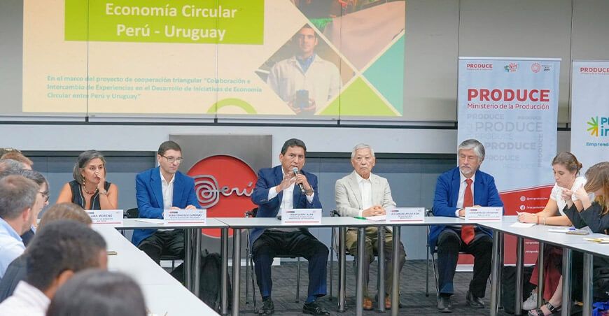 Perú y Uruguay colaboran en estrategias para impulsar economía circular en sector empresarial