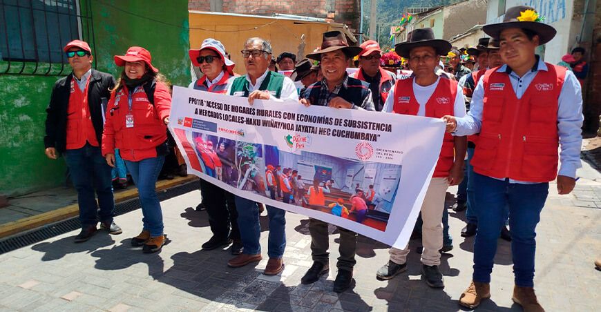 Hogares usuarios del proyecto Haku Wiñay ganaron fondos para desarrollar emprendimientos rurales Moquegua Perú