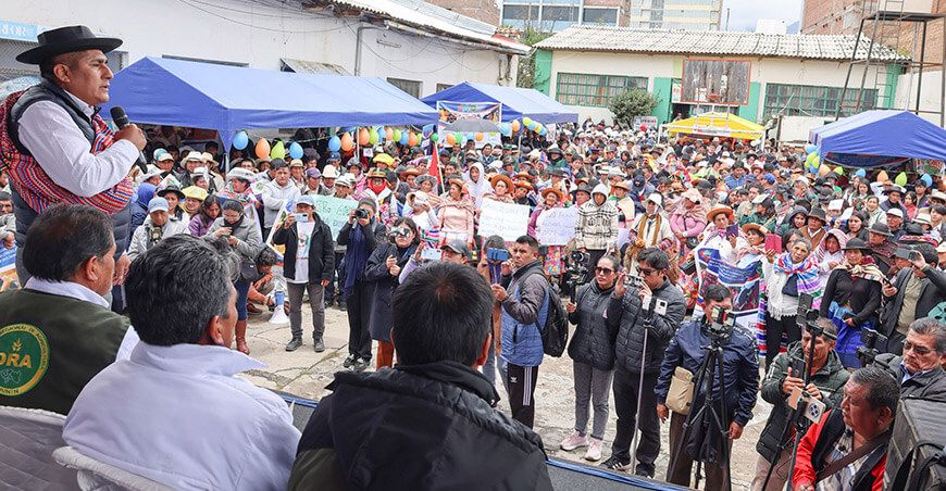 GORE Junín entregó módulos demostrativos a 152 organizaciones agrarias