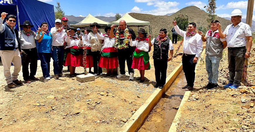 GORE Tacna canal de regadío Acequia Grande Tarucachi