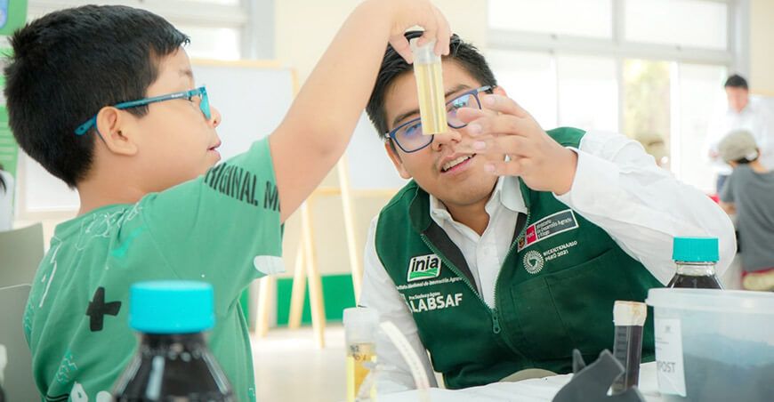 INIA inicia el programa Promoviendo Ciencia y Tecnología Agraria para niños Perú