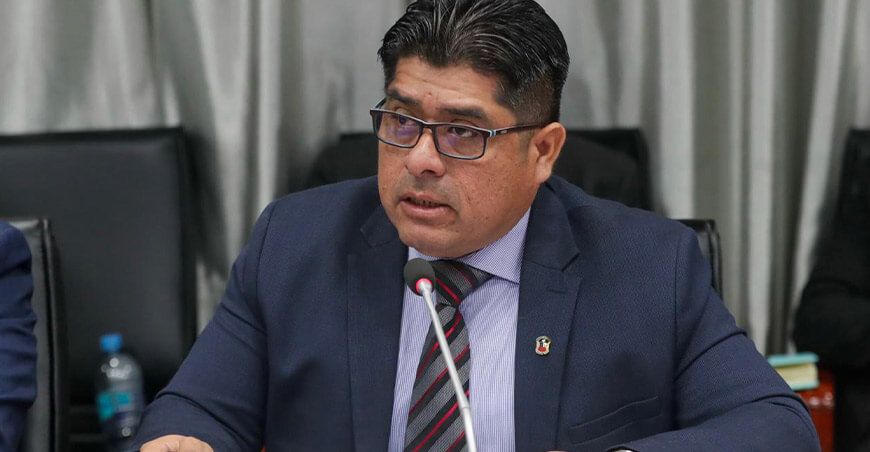 jefe de la Autoridad Nacional del Agua (ANA), José Genaro Musayón Ayala