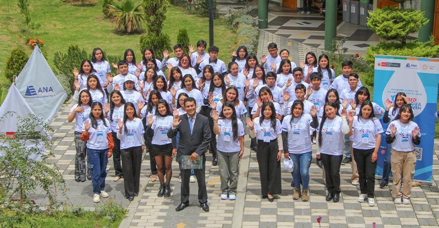 Sesenta jóvenes de la cuenca Mantaro juramentan como voluntarios de la Red Agua Joven ANA Perú