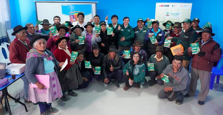 Midagri capacita en activación del Seguro Agrícola Catastrófico a productores de Viñac Lima Perú