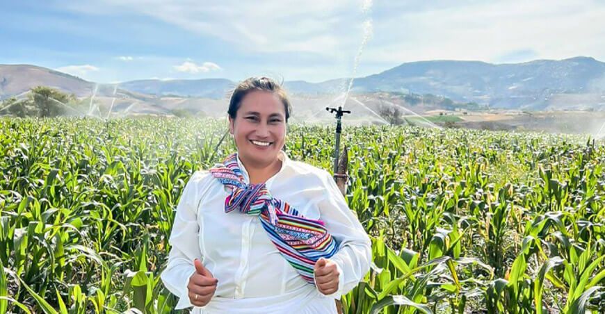 Midagri PSI riego por aspersión productora Huancavelica Perú