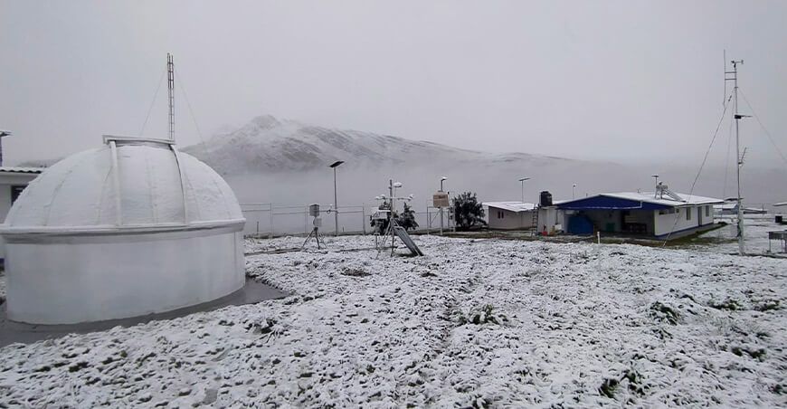 nevada y granizada Junín Senamhi Perú