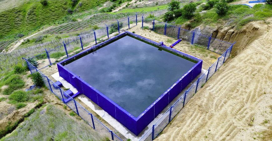 Obra de riego Champanya Huancavelica Perú