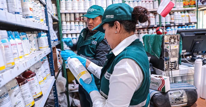 Senasa intensifica inspecciones inopinadas al comercio ilegal de plaguicidas Perú