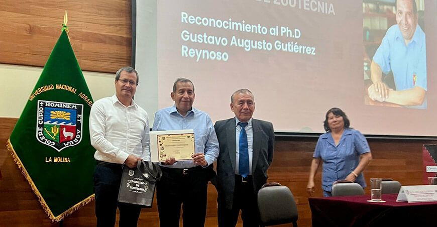 Ascenso internacional del Dr. Gustavo Gutiérrez Reynoso, catedrático de la UNALM