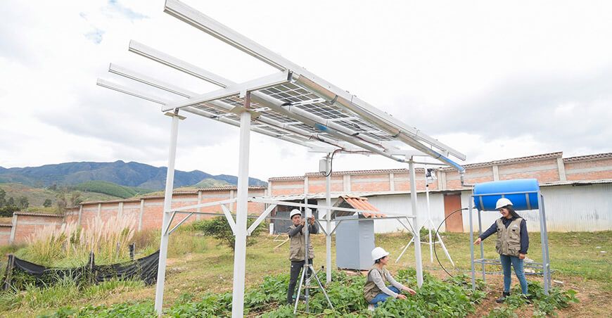 Uso de sistemas agrivoltaicos mejora la producción de frijol en Chachapoyas UNTRM Amazonas Perú