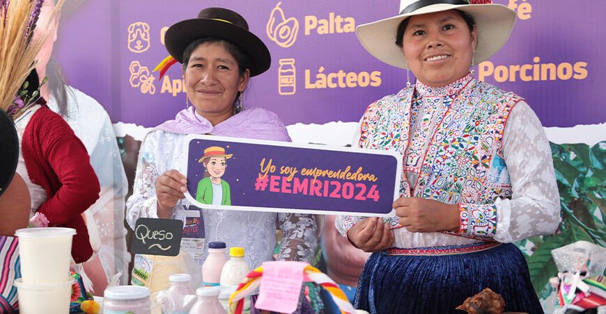 Agroideas la Estrategia de Emprendimiento de la Mujer Rural e Indígena EEMRI productoras Perú