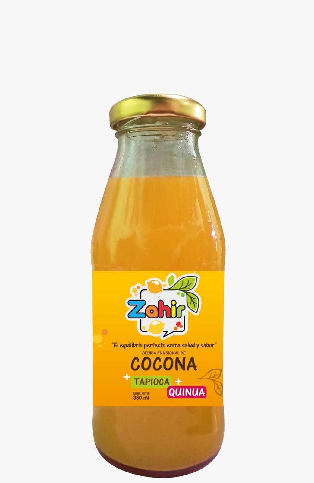 Bebida de cocona, tapioca y quinua “Zahir”, 