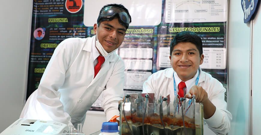 estudiantes se benefician con los Clubes de Ciencia y Tecnología del Concytec Perú