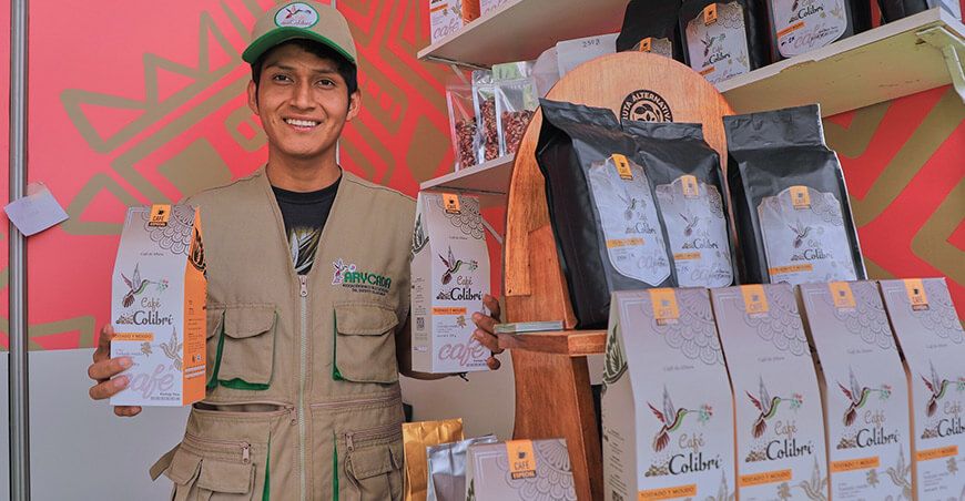 Cooperativa cafetalera Yuraq Yaku obtiene la Marca Perú