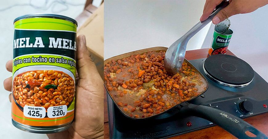 Universitarios ucayalinos presentaron conserva de frijoles con tocino y cecina
