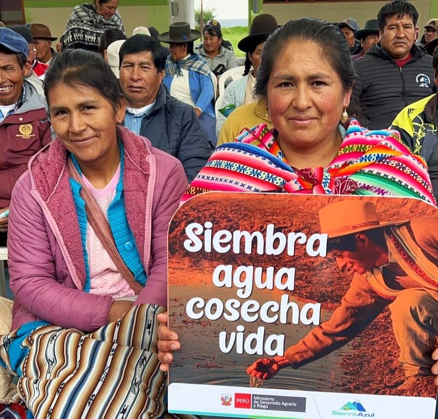 Sierra Azul capacitó a autoridades, equipos técnicos y comunidades para impulsar la gestión hídrica en Cusco Siembra y Cosecha de Agua Perú