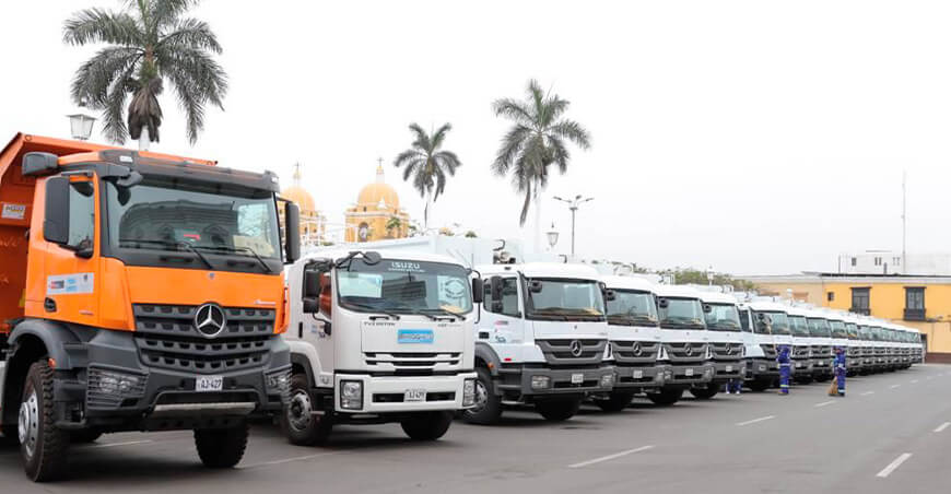 Minam lanza segunda licitación para adquirir 156 vehículos para la limpieza pública