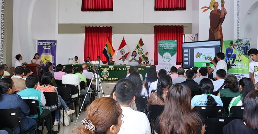 Campaña binacional de niños y jóvenes de Perú y Bolivia exige políticas efectivas para proteger los bosques