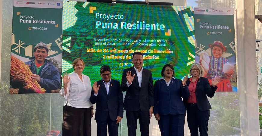Midagri lanzó el proyecto Puna Resiliente en apoyo a familias altoandinas