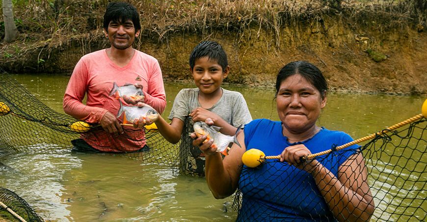 Devida piscicultura en el Vraem productores peces amazónicos paco Perú