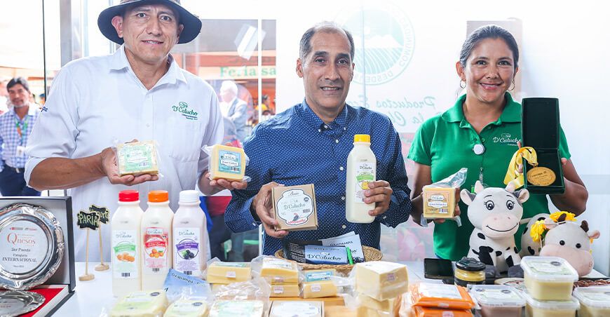 productores lácteos Salón del Queso Peruano