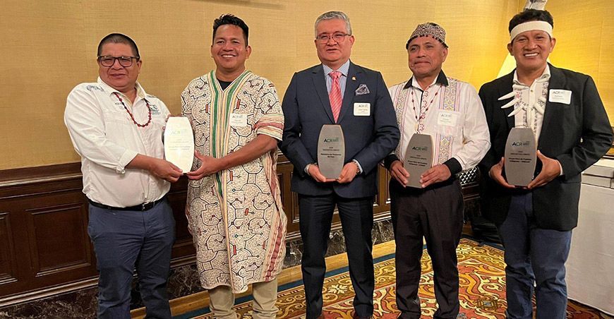 Gobierno peruano y pueblos indígenas ganan premio internacional por conservación de bosques amazónicos