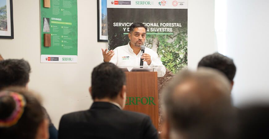 director ejecutivo del Serfor, Erasmo Otárola Acevedo