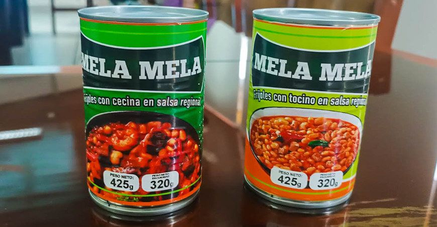 Universitarios ucayalinos presentaron conserva de frijoles con tocino y cecina