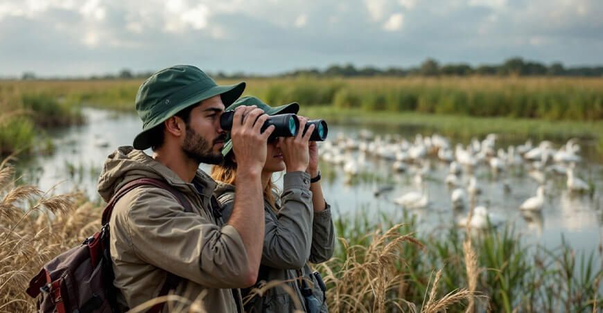 voluntario en el Humedal Pantanos de Villa en Lima Perú