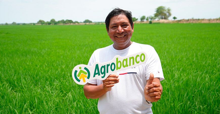 productor de arroz acceso crédito Agrobanco Perú