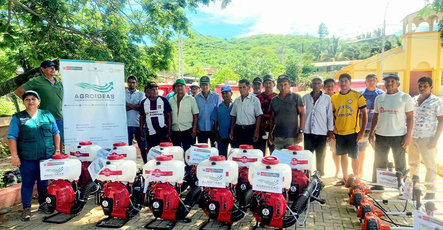 Agroideas equipó a productores de limón sutil de la Asociación de Productores Agrícolas y Ganaderos Oidor de Tumbes