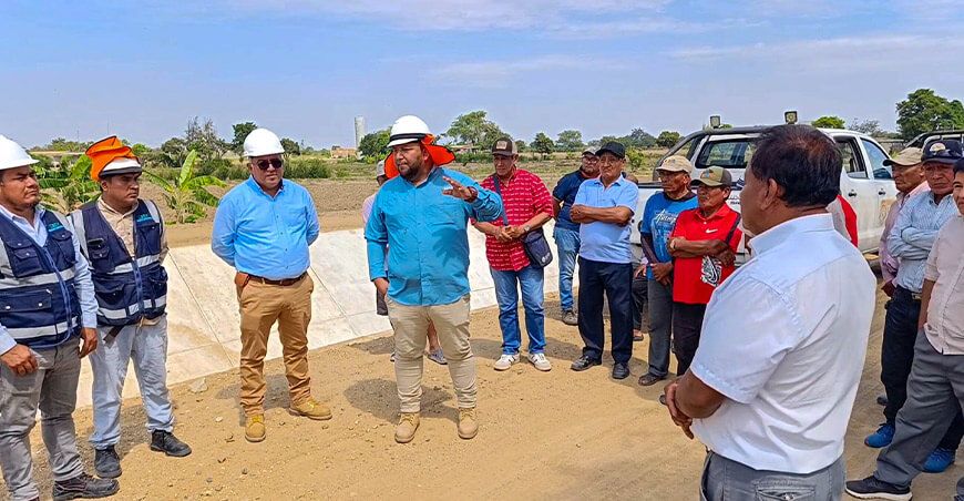 Canal de riego Sasape estará listo en mayo Lambayeque Perú