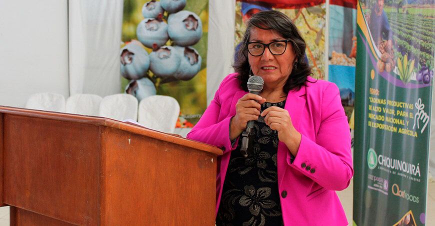 Celfia Edilberta Obregón Ramírezes la nueva directora de Promoción de la Mujer Productora Agraria del Midagri