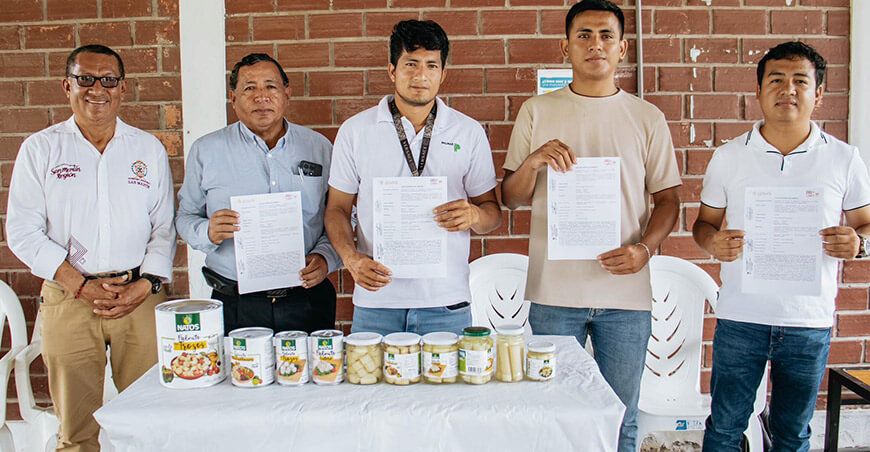 Cooperativa Agraria Apropal, ubicada en el distrito Caynarachi, mejorará producción de palmito conserva San Martín Perú