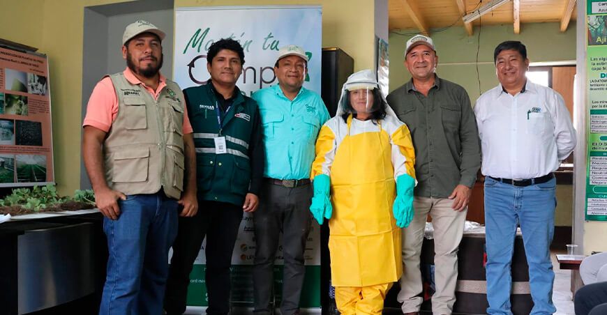 productores de Huaral Lima mejoran sus prácticas agrícolas
