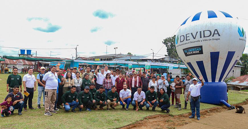 Actividades productivas de Devida refuerzan la lucha contra el narcotráfico en Putumayo Loreto Perú
