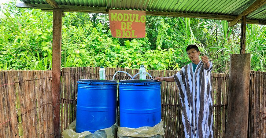 Devida promueve uso de biofertilizantes para mejorar cultivos de cacao en el Vraem productores comunidades indígenas Perú